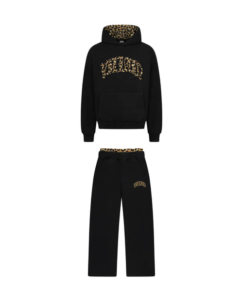 BLACK LEOPARD TRACKSUIT
